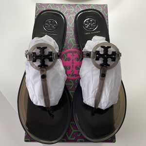 NWT Tory Burch Mini Miller Jelly Flat Thong-TPU, Size US 6